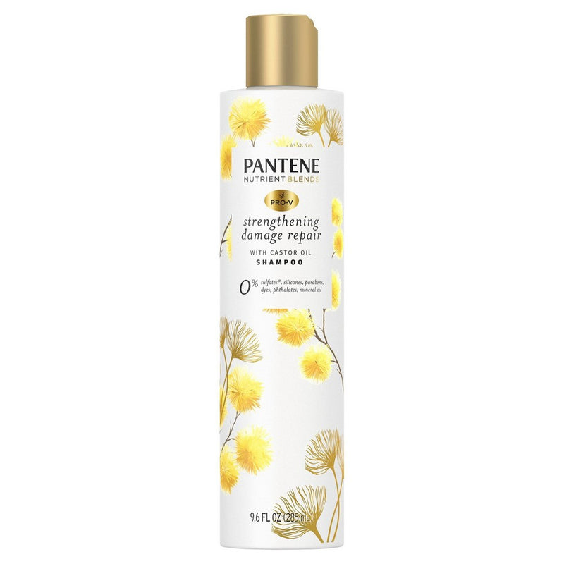 Pantene Nutrient Blends Sulfate Free Castor Oil Shampoo for Damage Repair *NEW*