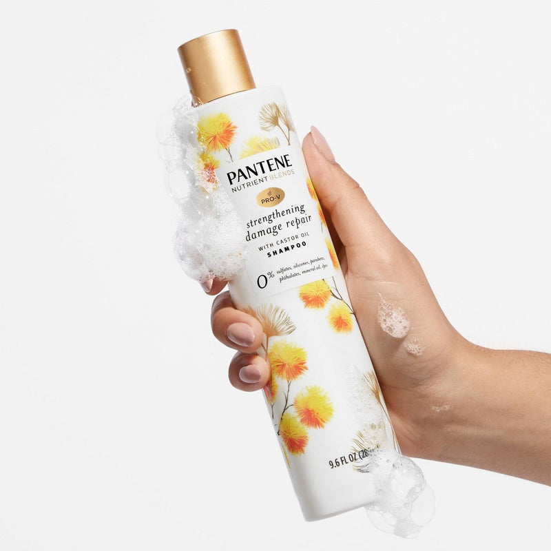 Pantene Nutrient Blends Sulfate Free Castor Oil Shampoo for Damage Repair *NEW*