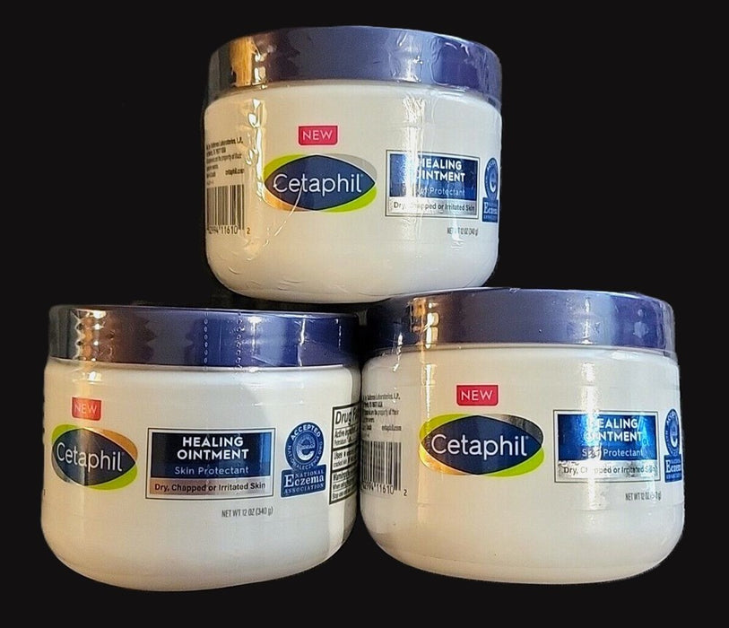 3 PACK!!! Cetaphil Healing Ointment - 12oz 04/2025