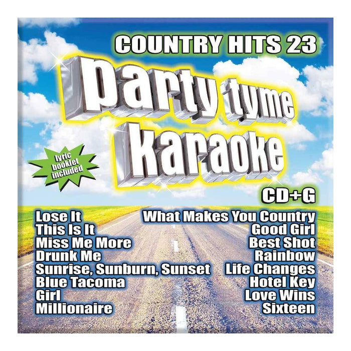 Party Tyme Karaoke - Country Hits 23 (CD) *NEW*