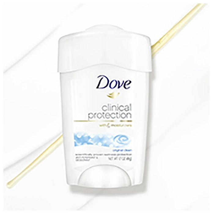 Dove Beauty Clinical Protection Original Clean Antiperspirant & Deodorant Stick - 1.7oz