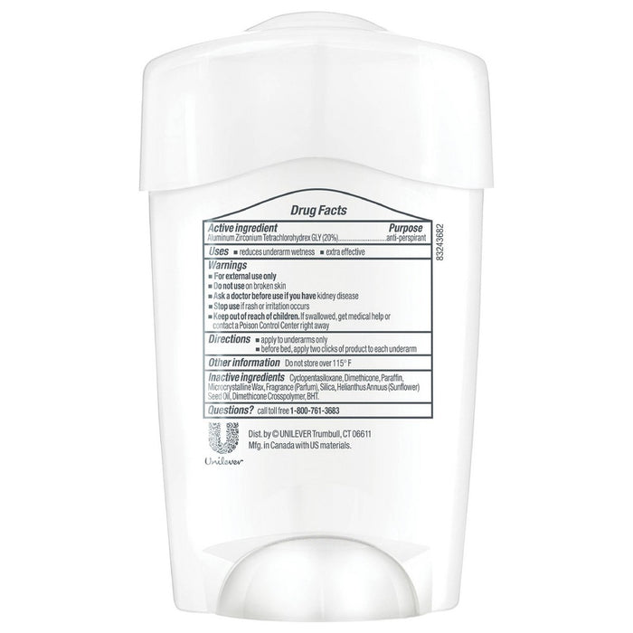 Dove Beauty Clinical Protection Original Clean Antiperspirant & Deodorant Stick - 1.7oz