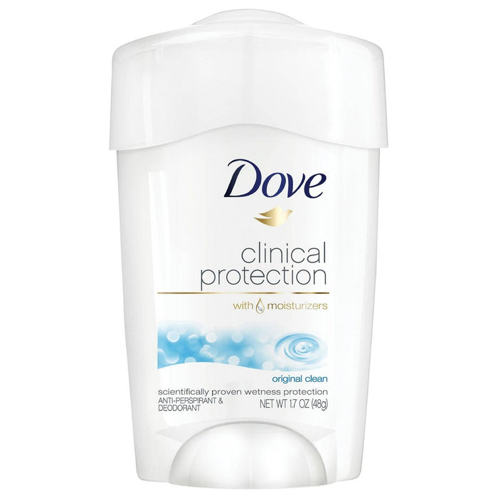Dove Beauty Clinical Protection Original Clean Antiperspirant & Deodorant Stick - 1.7oz