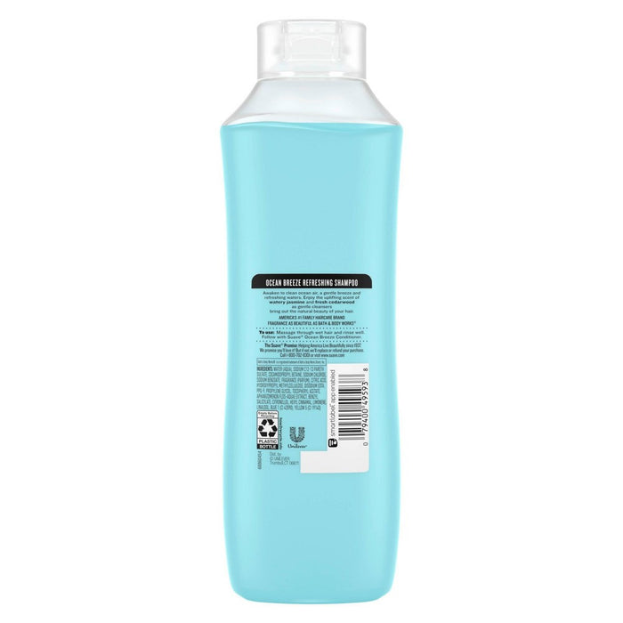 Suave Refreshing Shampoo Ocean Breeze - 22.5 fl oz