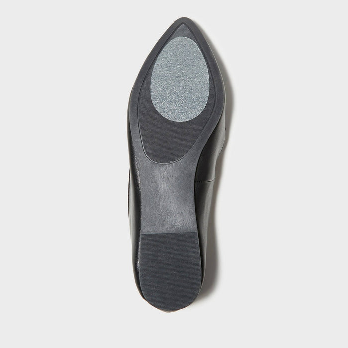 Fab Feet Women's by Foot Petals No-Slip Treads Shoe Pads Black/White - 2 pairs