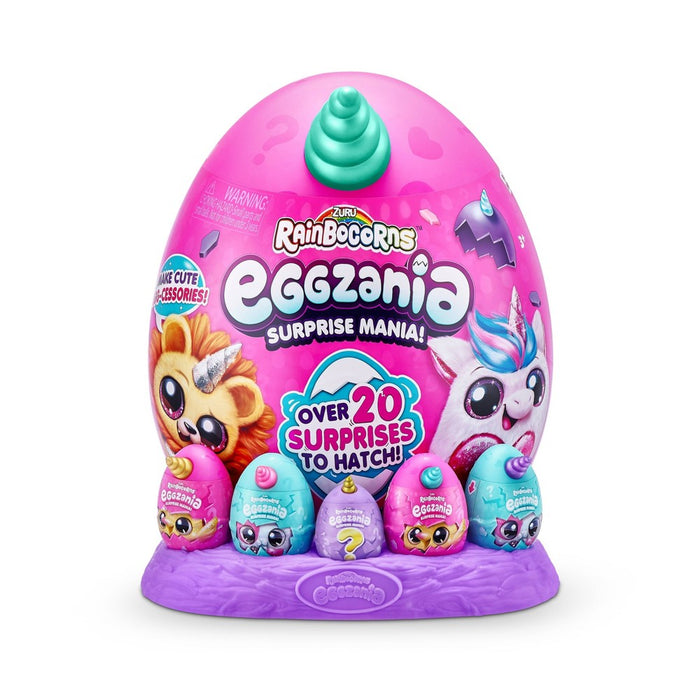 Rainbocorns Eggzania Surprise Mania Collectible Plush Stuffed Animal Toy by ZURU