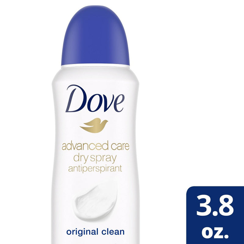 Dove Beauty Original Clean 48-Hour Antiperspirant & Deodorant Dry Spray - 3.8oz