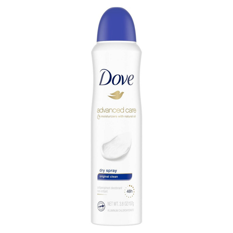 Dove Beauty Original Clean 48-Hour Antiperspirant & Deodorant Dry Spray - 3.8oz
