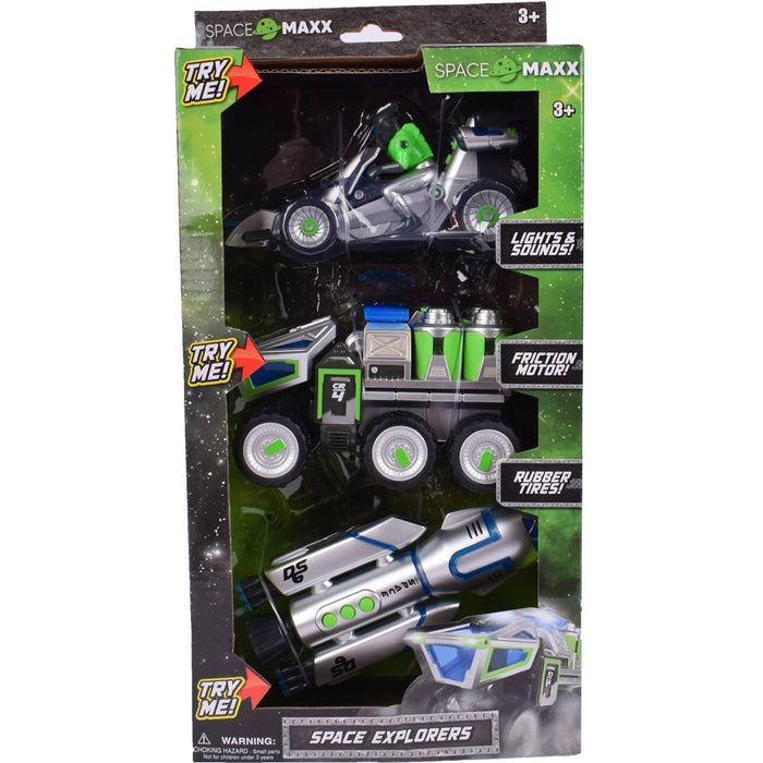 Space Maxx - Mini Space Vehicles - 3pk