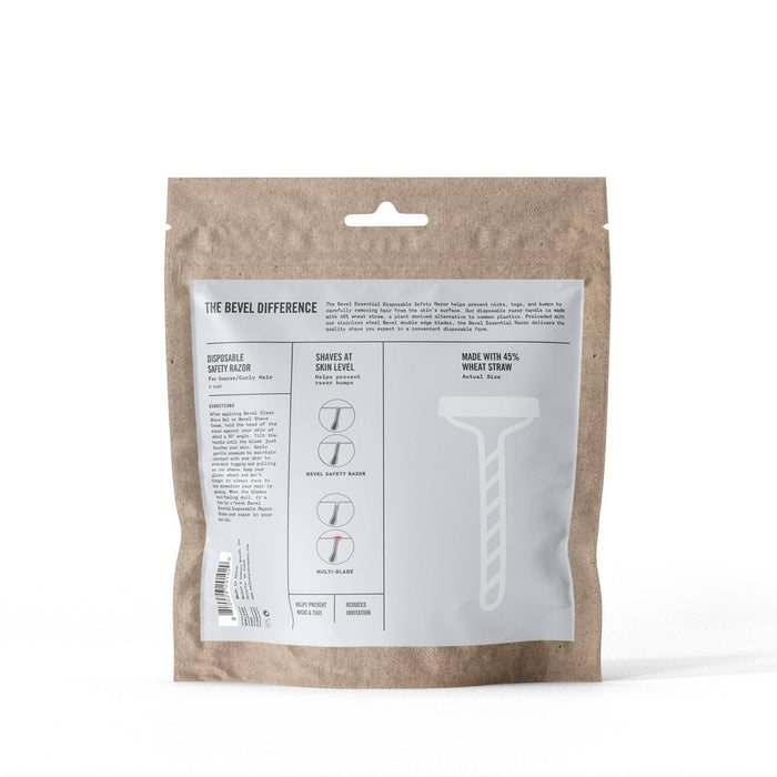 BEVEL Disposable Razor - 5ct