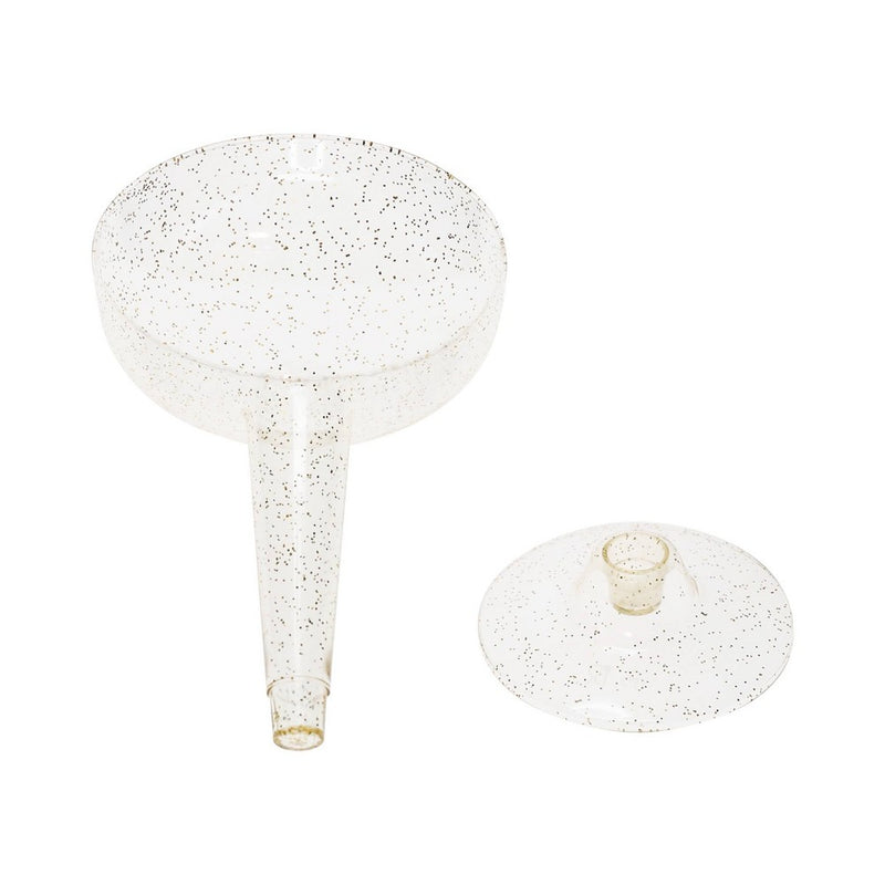 4.5oz 20ct Coupe Champagne Gold Glitter - Spritz™