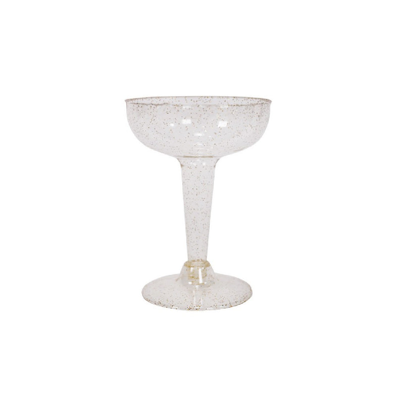 4.5oz 20ct Coupe Champagne Gold Glitter - Spritz™