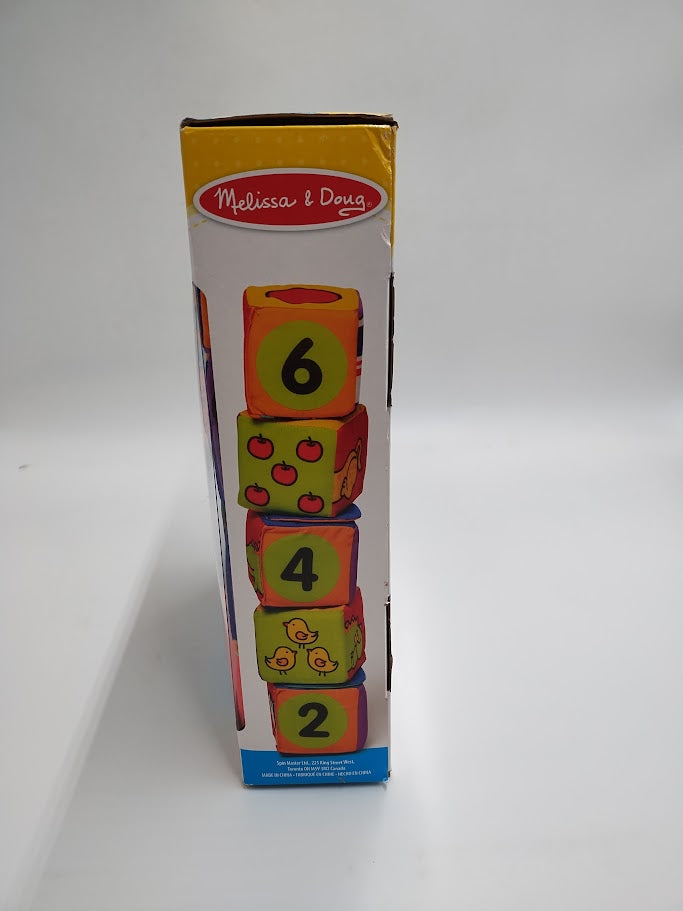 Melissa & Doug K's Kids Match and Build Soft Blocks Set