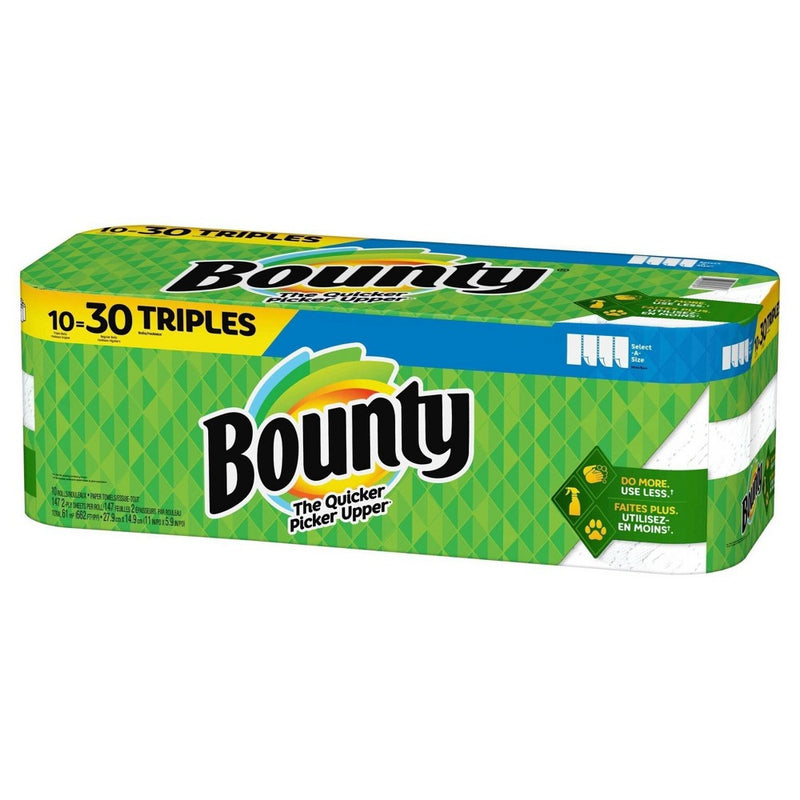 Bounty Select-A-Size Paper Towels - 10 Triple Rolls (LOCAL PICKUP ONLY)