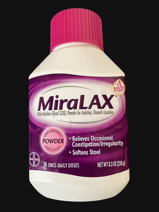 Miralax Laxative Powder for Gentle Constipation Relief - 8.3oz EXP 06/2025