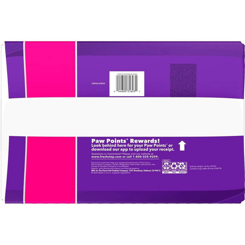 Fresh Step Multi-Cat Scented Litter with The Power of Febreze Clumping Cat Litter - 38lb (LOCAL PICKUP ONLY)