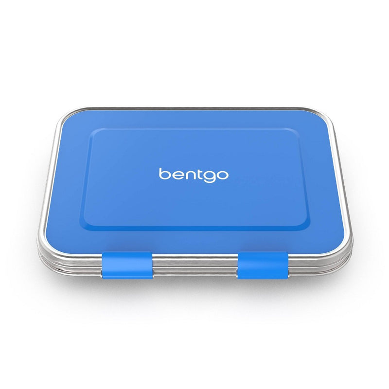 Bentgo Kids' Stainless Steel Leak-Resistant Lunch Box, Bento-Style, 3 Compartments, Eco-Friendly- 4 Cup