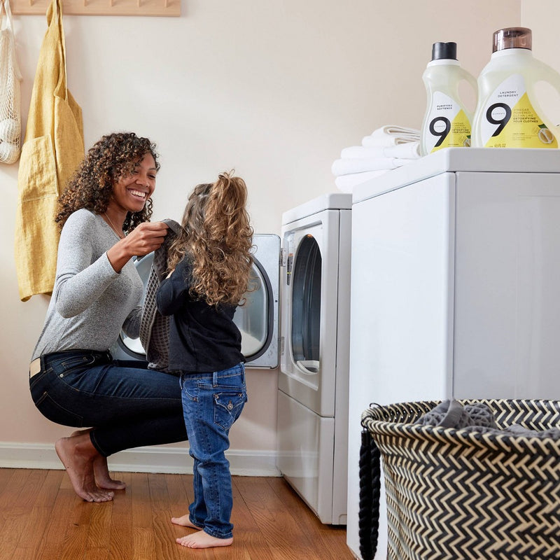 9 Elements Liquid Laundry Detergent - Eucalyptus - 92 fl oz