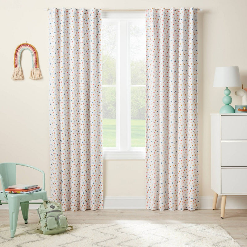 63" Blackout Dot Curtain Panel - Pillowfort™