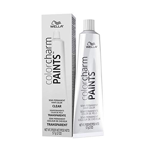 WELLA Color Charm Paints Semi-Permanent Hair Dye for Temporary Hair Color, Intermixable Shades, Clear