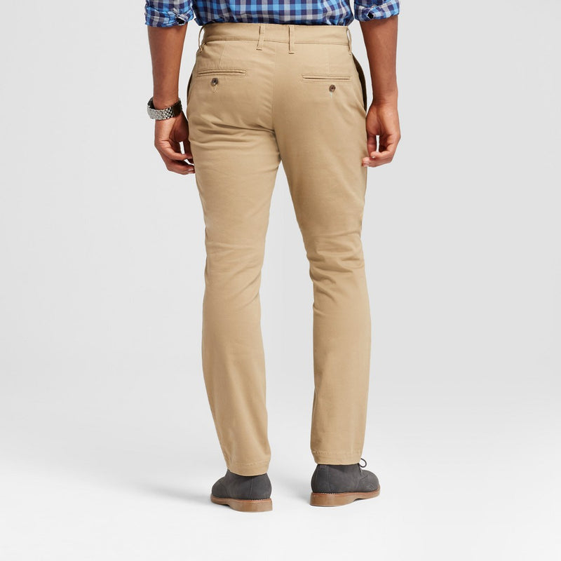 Men's Athletic Fit Hennepin Chino Pants Goodfellow & Co Tan 28X30