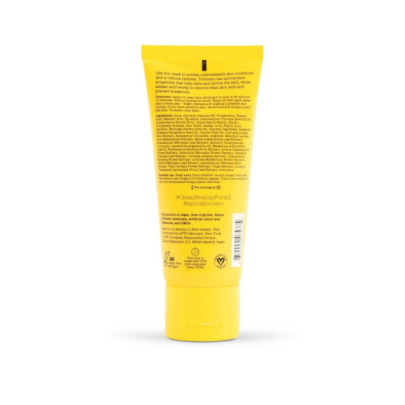 APTO Skincare Turmeric Mask with Azelaic Acid - 2oz *NEW*