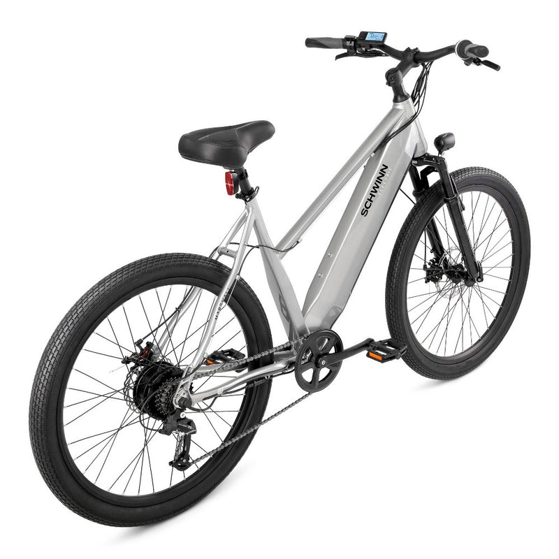 Schwinn Adult Marshall 27.5" Step Through Hybrid Electric Bike - Gray S/M (LOCAL PICKUP ONLY)