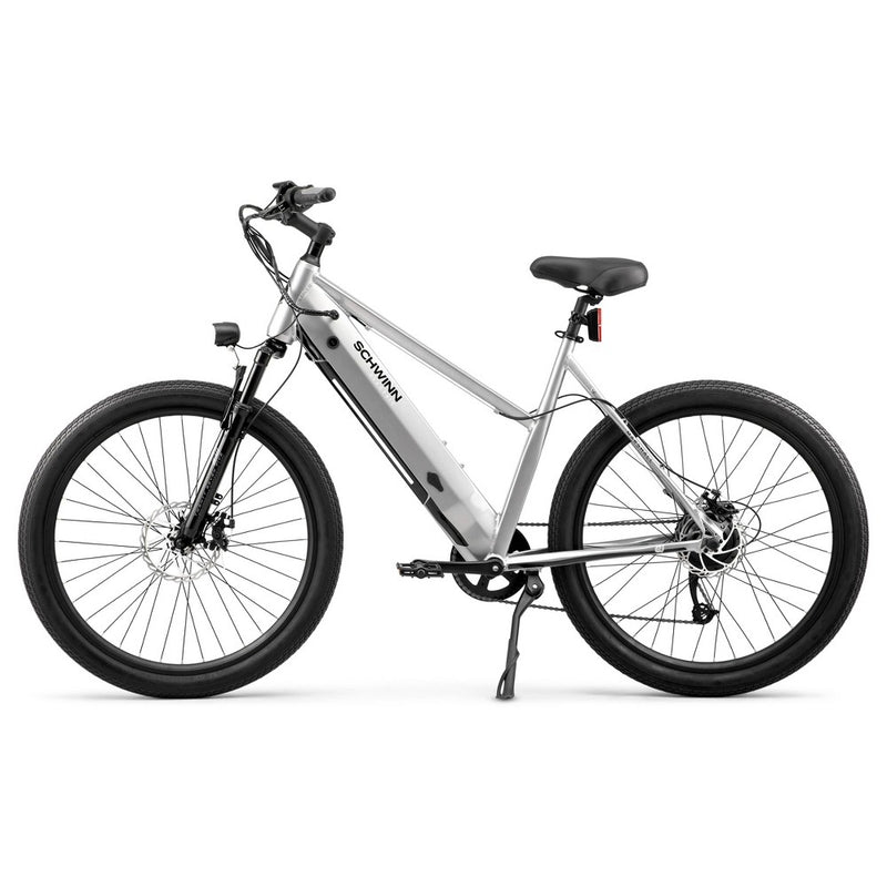 Schwinn Adult Marshall 27.5" Step Through Hybrid Electric Bike - Gray S/M (LOCAL PICKUP ONLY)