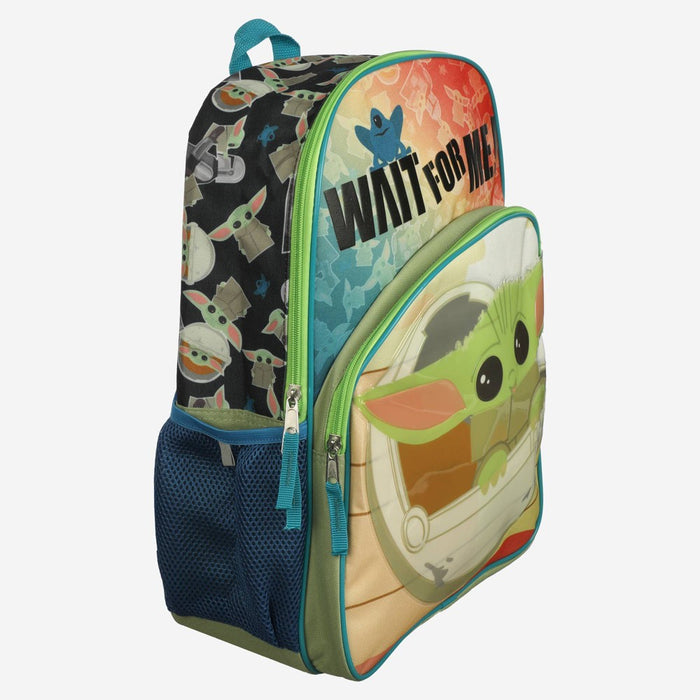 Star Wars: The Mandalorian Grogu Kids' 16" Backpack Wait for Me - Blue