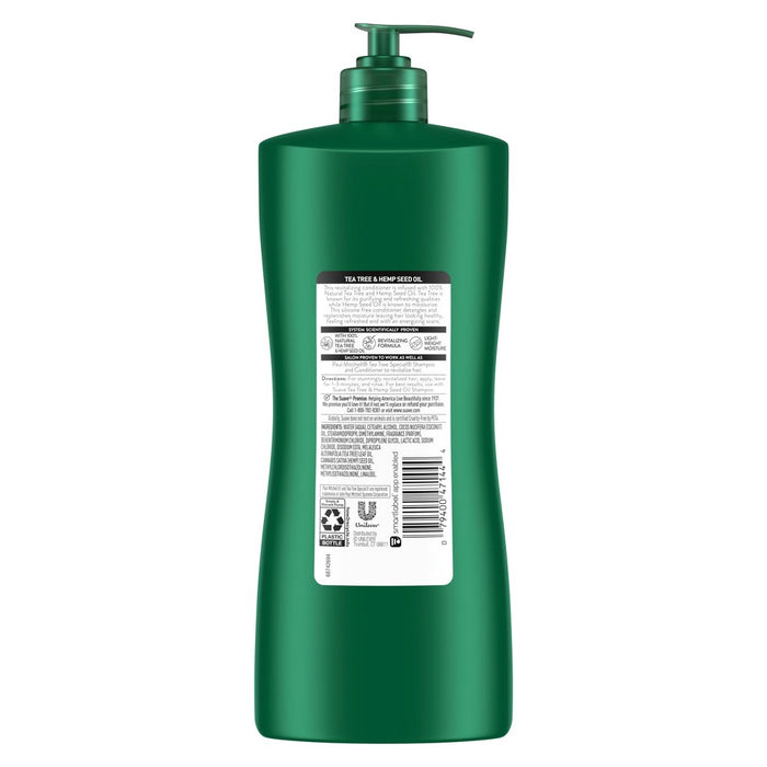 Suave Tea Tree & Hemp Seed Oil Revitalizing Conditioner - 28 fl oz