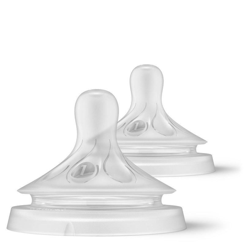 Philips Avent 2pk Natural Response Baby Bottle Nipple - Medium Flow