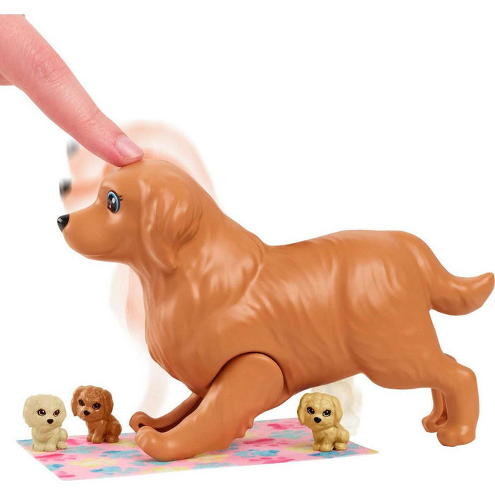 Barbie Doll Newborn Pups Playset
