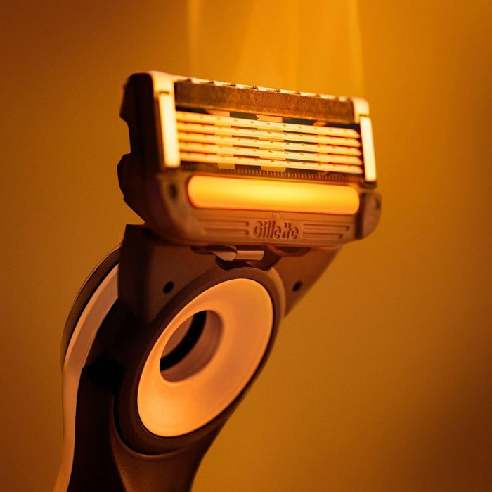 Gillette Labs Heated Razor with 2 Razor Blade Refills & Charging Dock Starter Kit - 4ct