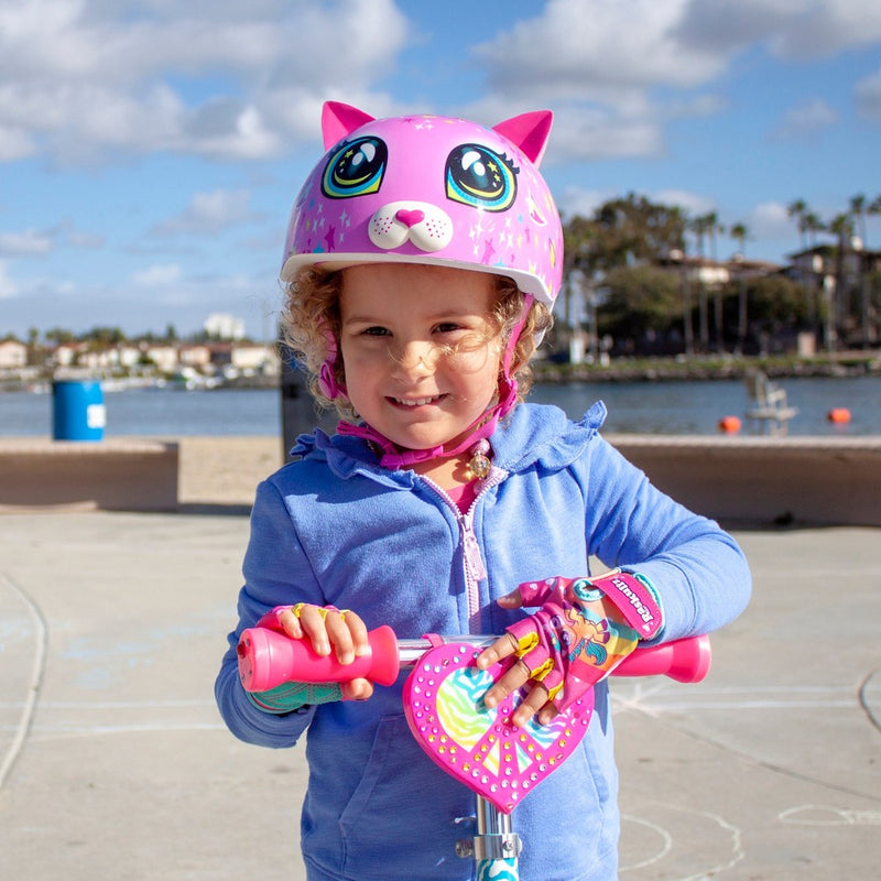 Raskullz Astro Cat Toddler Helmet Pink2