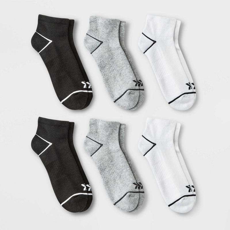 Men's Active Ankle Socks 6pk - All in Motion™ 13-15