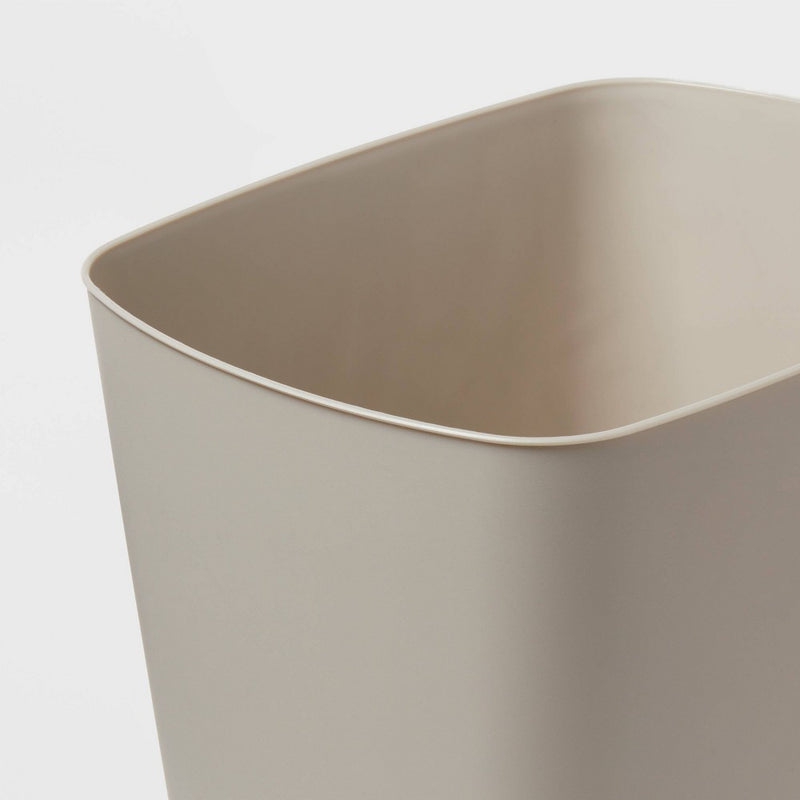 3gal Open Vanity Waste Basket Gray - Brightroom™