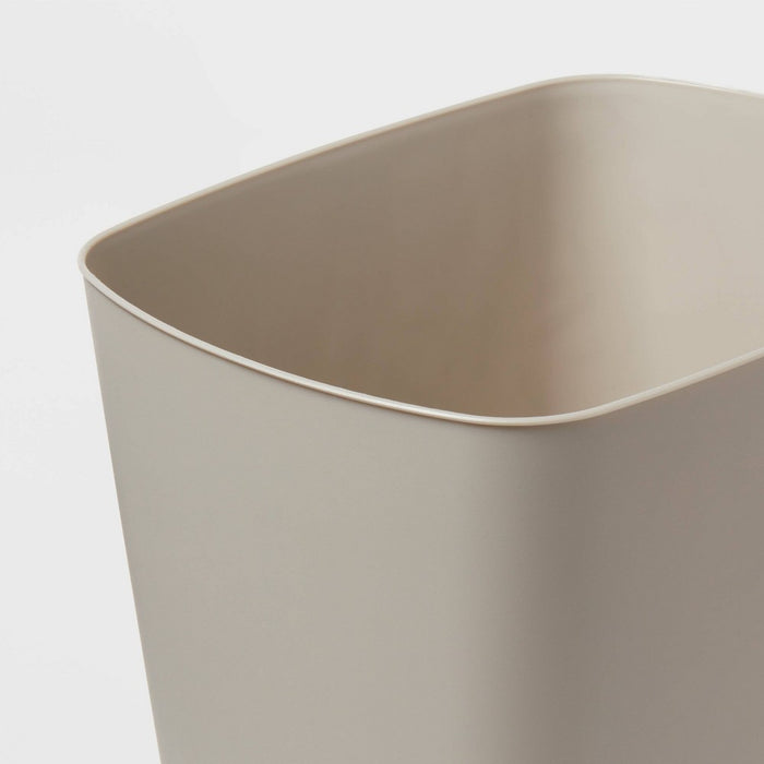 3gal Open Vanity Waste Basket Gray - Brightroom™