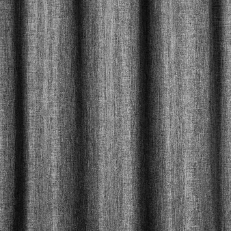 1pc 42"x84" Room Darkening Heathered Window Curtain Panel Dark Gray - Room Essentials™018697495382