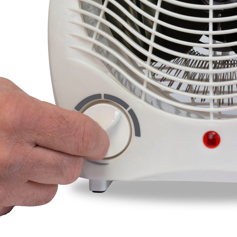BLACK+DECKER Manual Heater Fan White