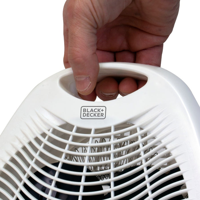 BLACK+DECKER Manual Heater Fan White