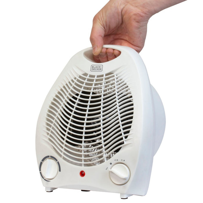 BLACK+DECKER Manual Heater Fan White
