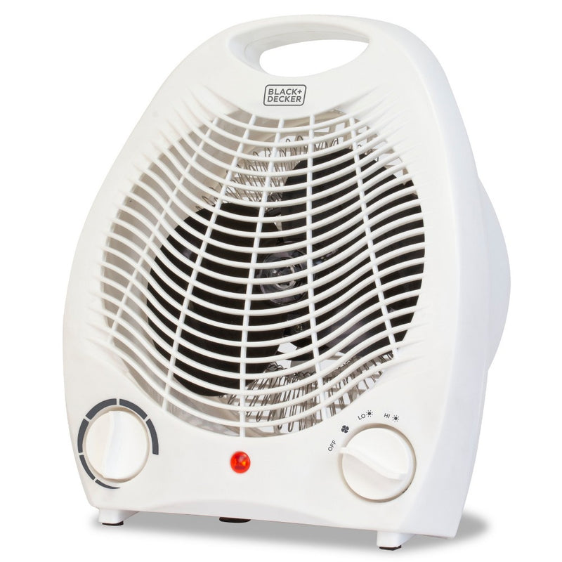 BLACK+DECKER Manual Heater Fan White