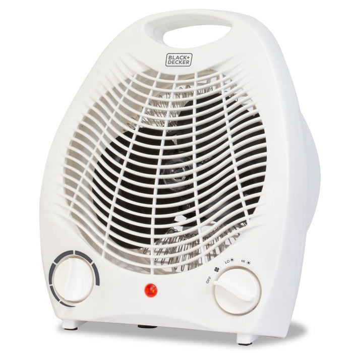 BLACK+DECKER Manual Heater Fan White