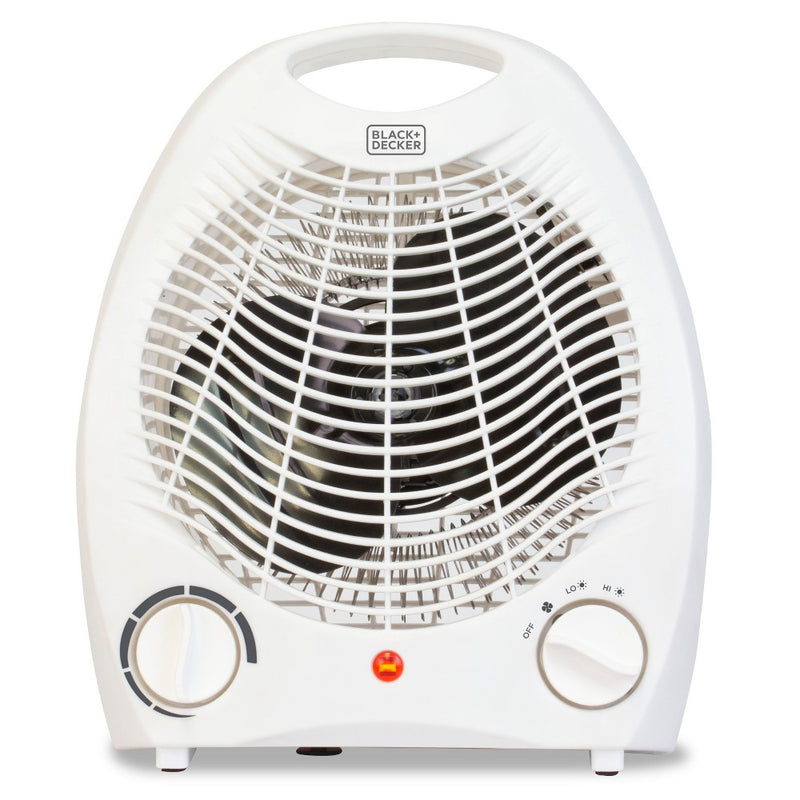 BLACK+DECKER Manual Heater Fan White