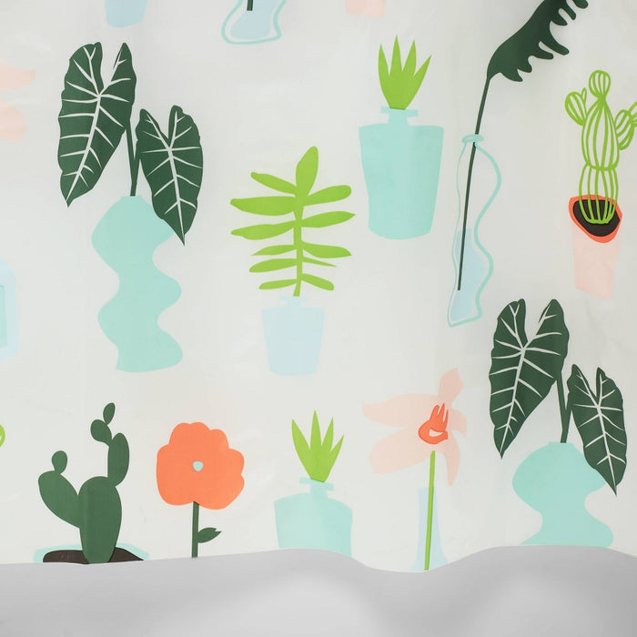 Plants Shower Curtain Green - Room Essentials™