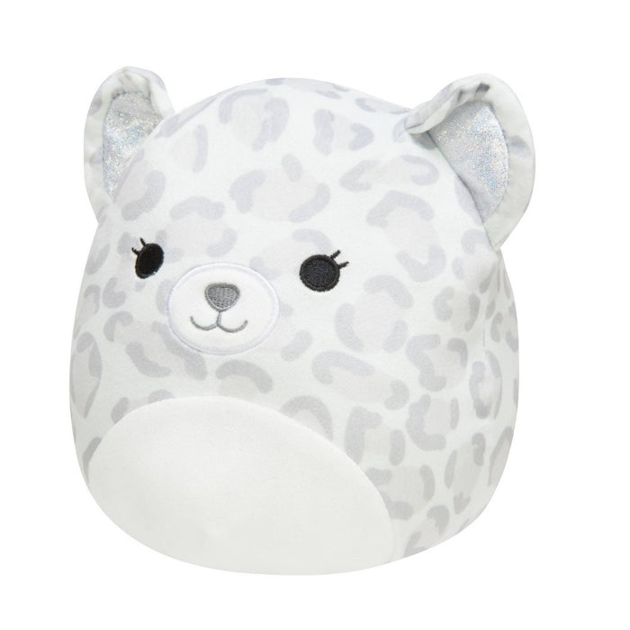 Squishmallows 8" 2-in-1 Flipamallows Mischa Gray Leopard/Pink-Gray (Red) Panda