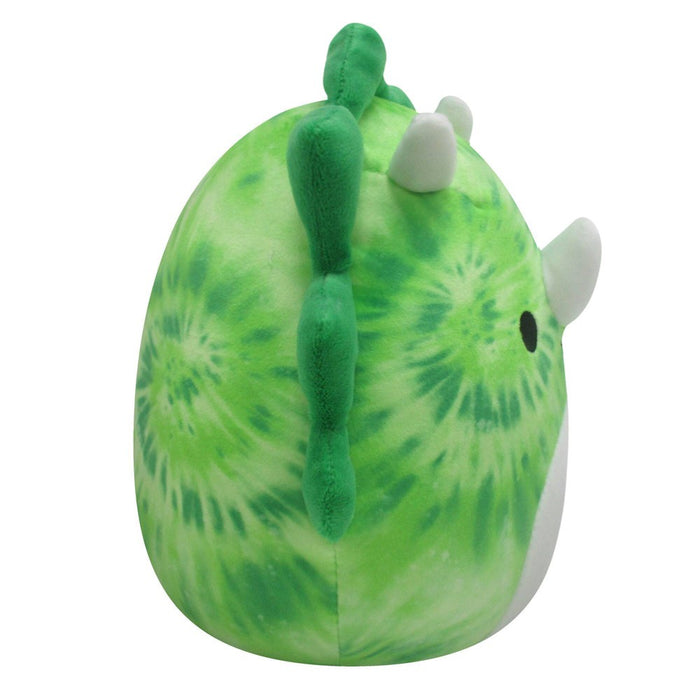 Squishmallows 8" 2-in-1 Flipamallows Rocio and Evelina the Green Tie-Dye Triceratops & Teal-Green Tie-Dye Pterodactyl Plush Toy