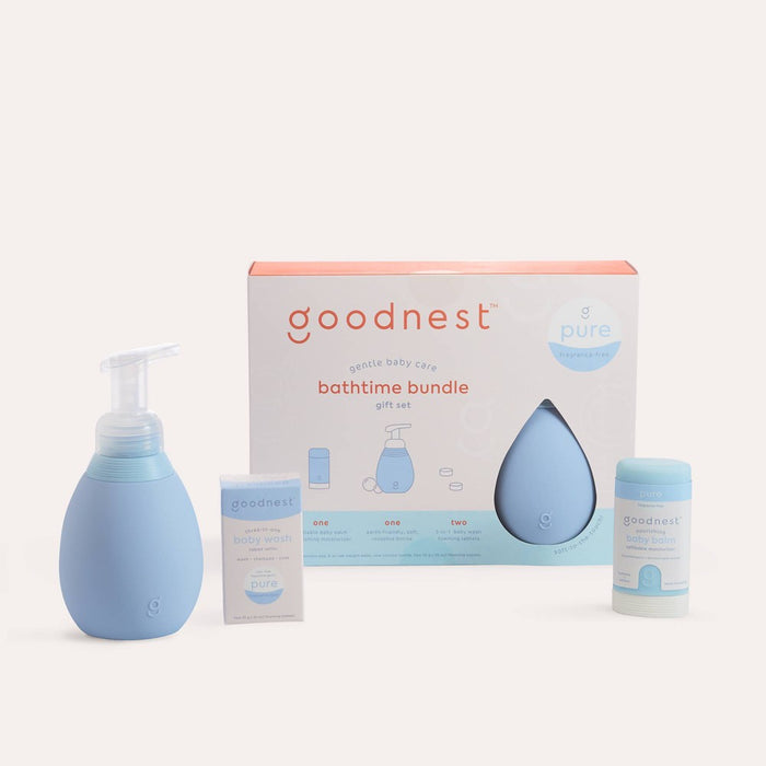 Goodnest Baby Bathtime Bundle Gift Set - Pure Fragrance Free - 4ct