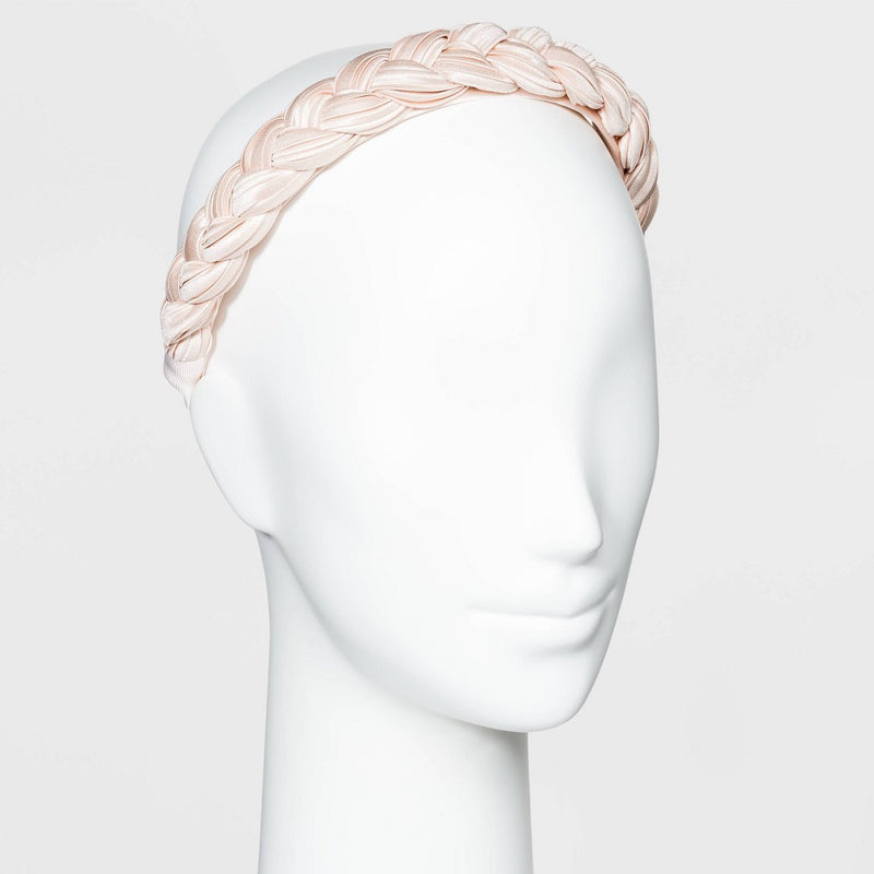 Braided Hard Headband - A New Day™ Blush