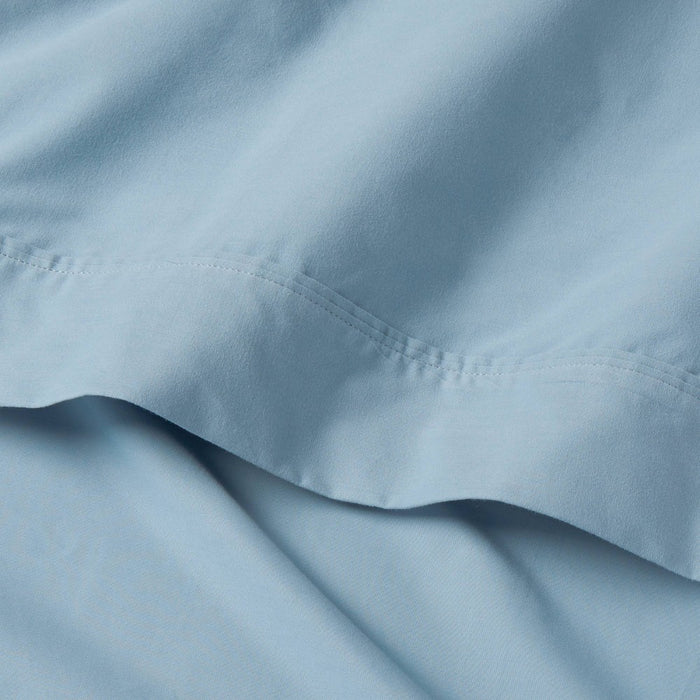 Twin 300 Thread Count Ultra Soft Flat Sheet Light Indigo - Threshold™
